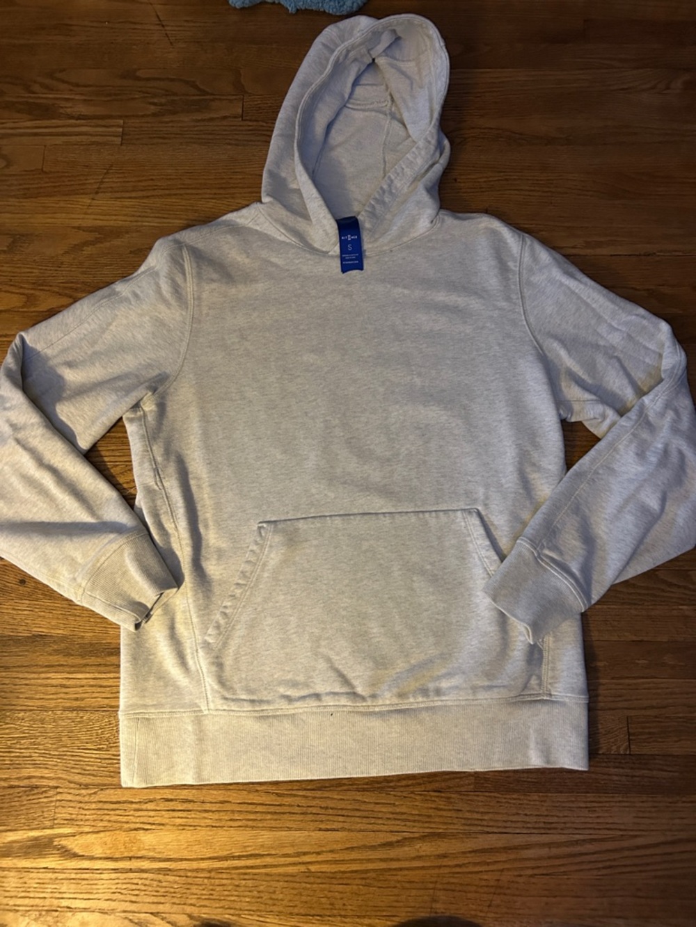Kit and Ace Light Gray Men's Pullover Hoodie Sweatshirt